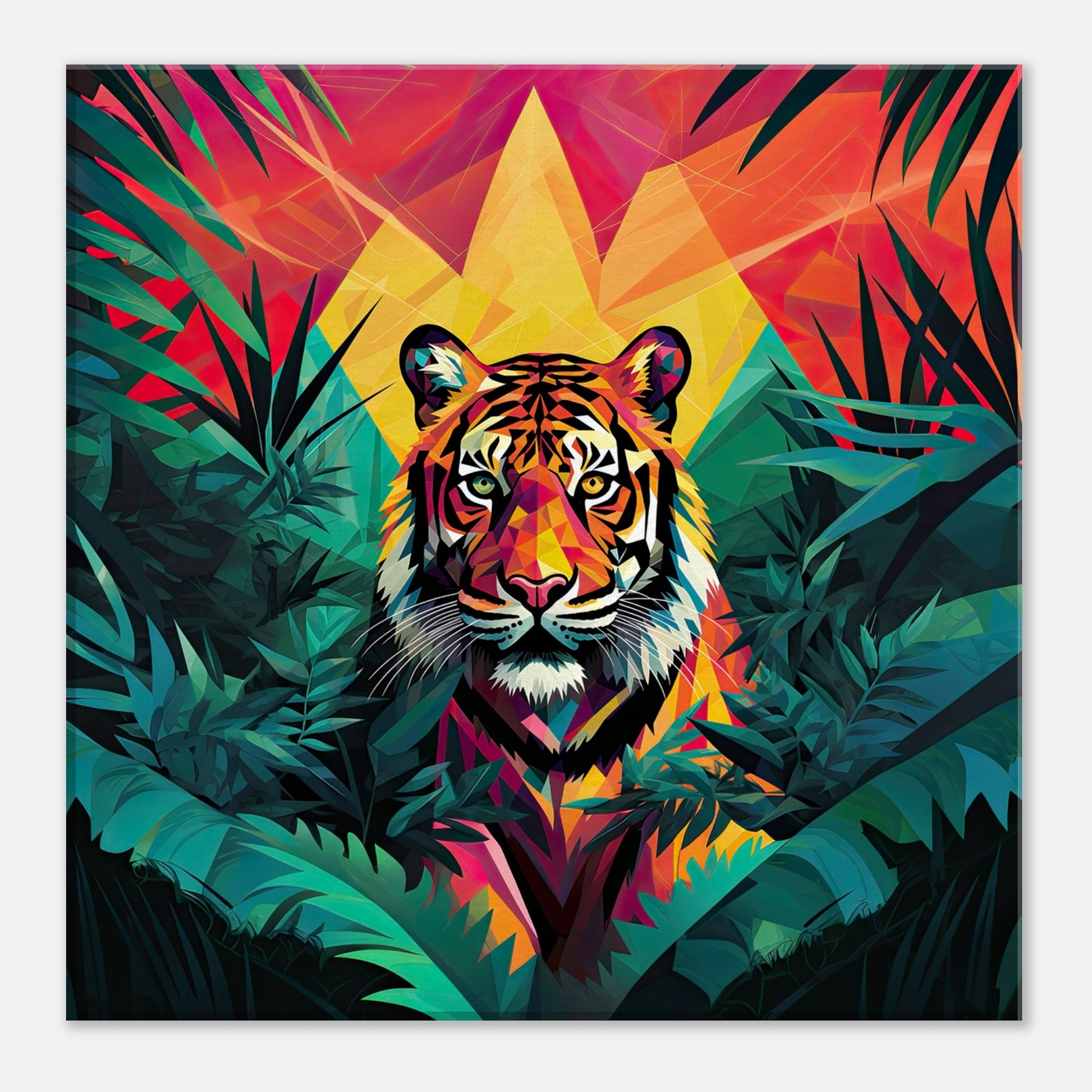 Tiger Spots It's Prey Artwork All Style Art Thick 40x40 cm / 16x16" 