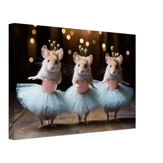 Ballerina Mice 3 Artwork AllStyleArt Slim 30x45 cm / 12x18" 