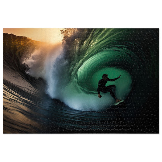 Surf's Up Jigsaw Puzzle (500 or 1000 Piece) Puzzle AllStyleArt 1,000 Piece  