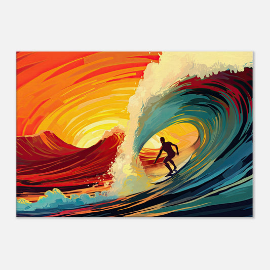 Surf's Up Series #6 Artwork AllStyleArt Thick 70x100 cm / 28x40" 