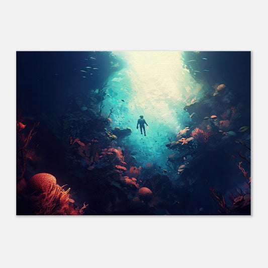 Under the Sea #1 Artwork AllStyleArt Thick 70x100 cm / 28x40" 