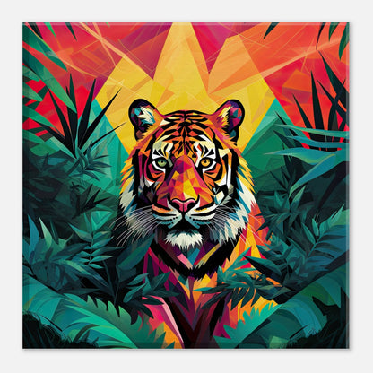 Tiger Spots It's Prey Artwork All Style Art Thick 20x20 cm / 8x8" 