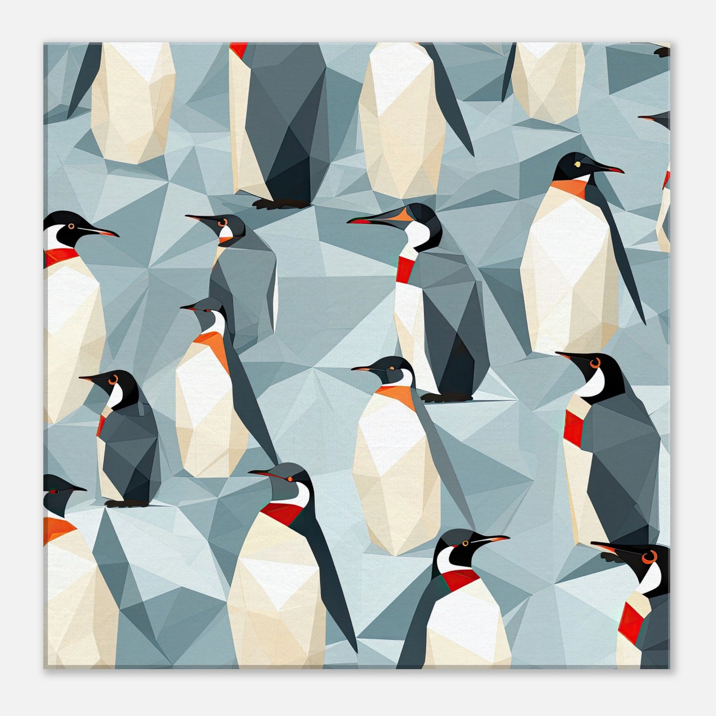 Penguin Convention Artwork AllStyleArt Canvas 50x50 cm / 20x20" 