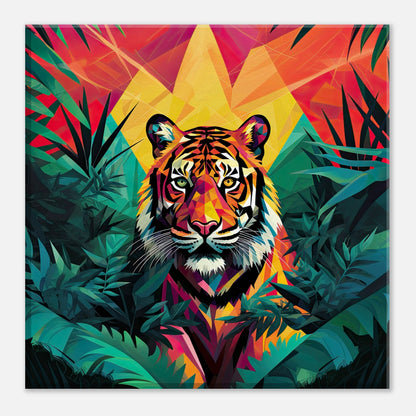 Tiger Spots It's Prey Artwork All Style Art Slim 20x20 cm / 8x8" 