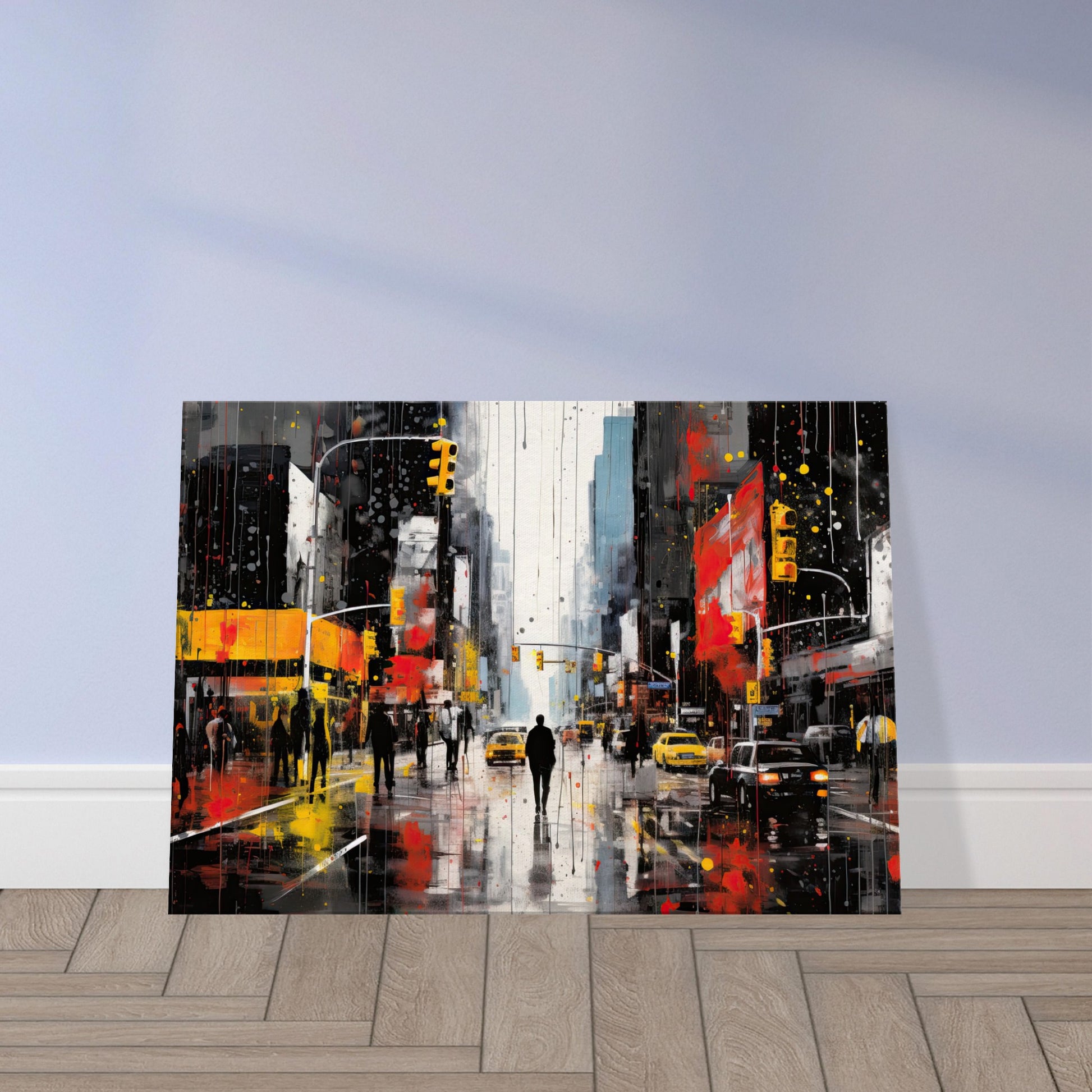 Paint Drizzle City #1 Artwork AllStyleArt   