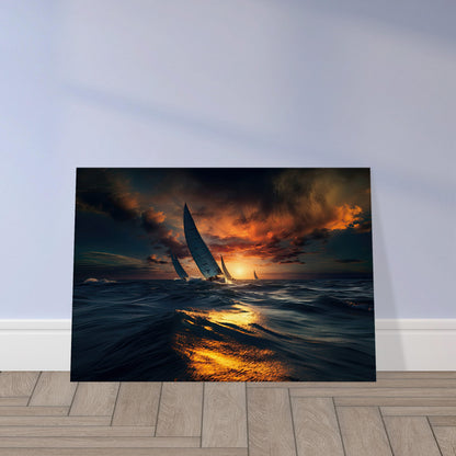 Sail Into The Sunset Print Material AllStyleArt   