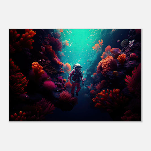 Under the Sea #4 Artwork AllStyleArt Thick 70x100 cm / 28x40" 