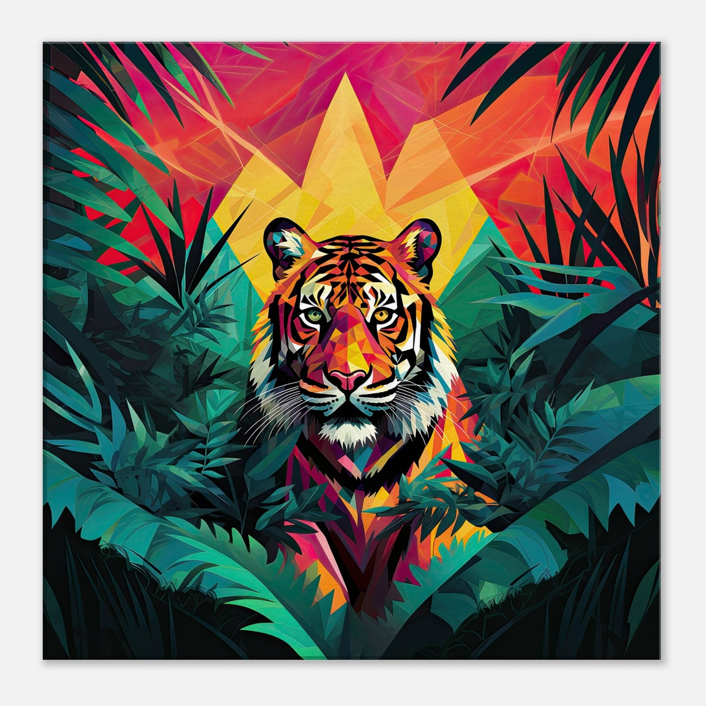 Tiger Spots It's Prey Artwork All Style Art Thick 60x60 cm / 24x24" 
