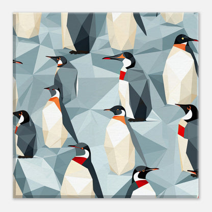 Penguin Convention Artwork AllStyleArt Canvas 20x20 cm / 8x8" 